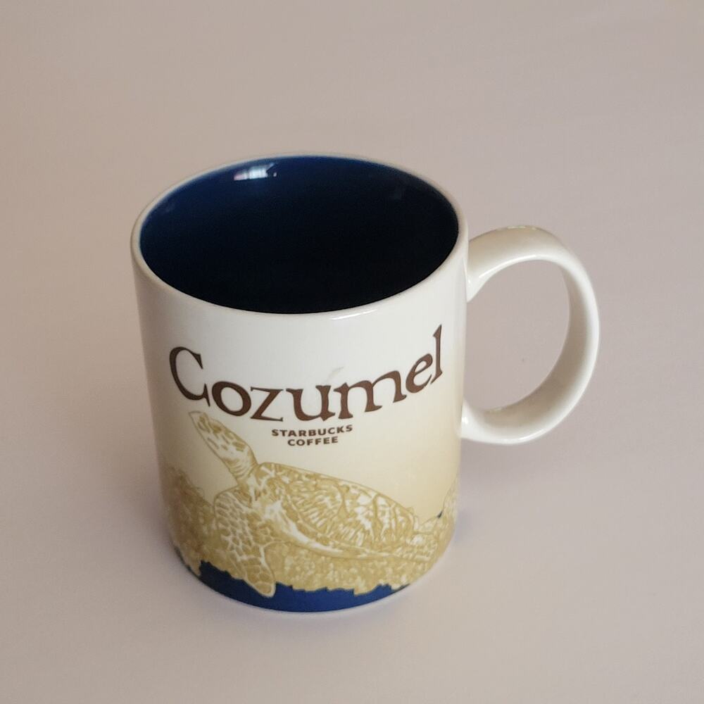 Starbucks 2016 Cozumel Global Icon Collector Series 16 oz Coffee Mug